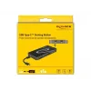Docking stotelė DeLOCK USB Type-C 3.2 4K HDMI DP 1080p VGA USB Hub PD 3.0