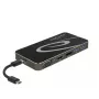 Docking stotelė DeLOCK USB Type-C 3.2 4K HDMI DP 1080p VGA USB Hub PD 3.0