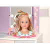 Makiažo ir plaukų formavimo rinkinys Zapf Creation BABY born Sister Styling Head Princess