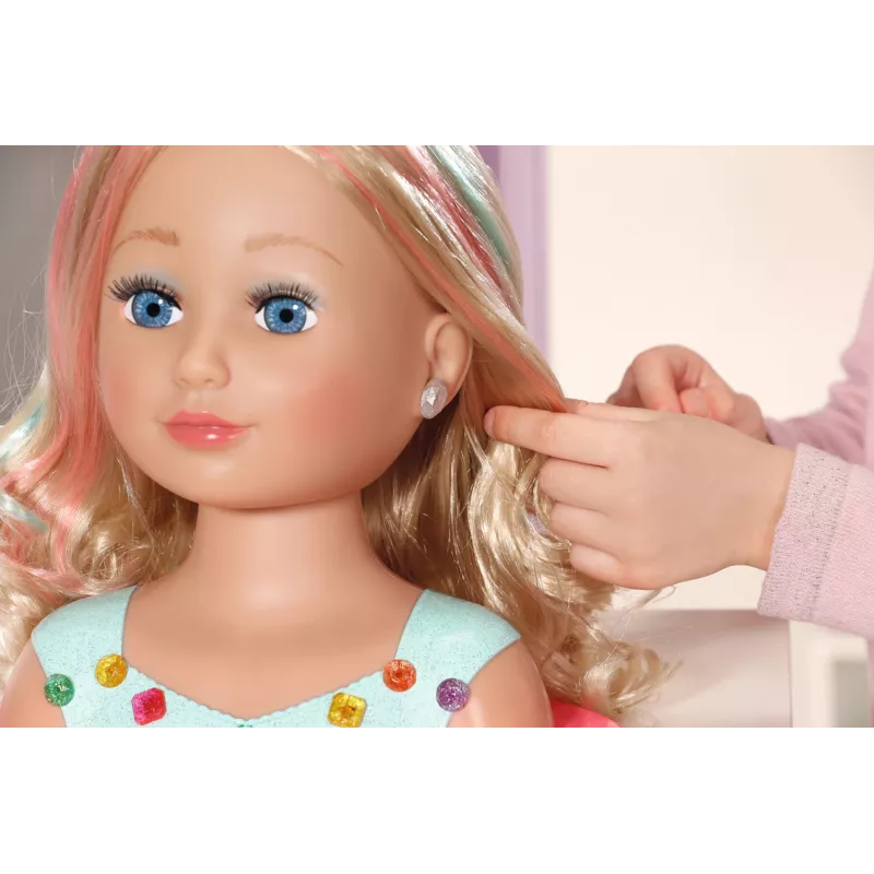 Makiažo ir plaukų formavimo rinkinys Zapf Creation BABY born Sister Styling Head Princess