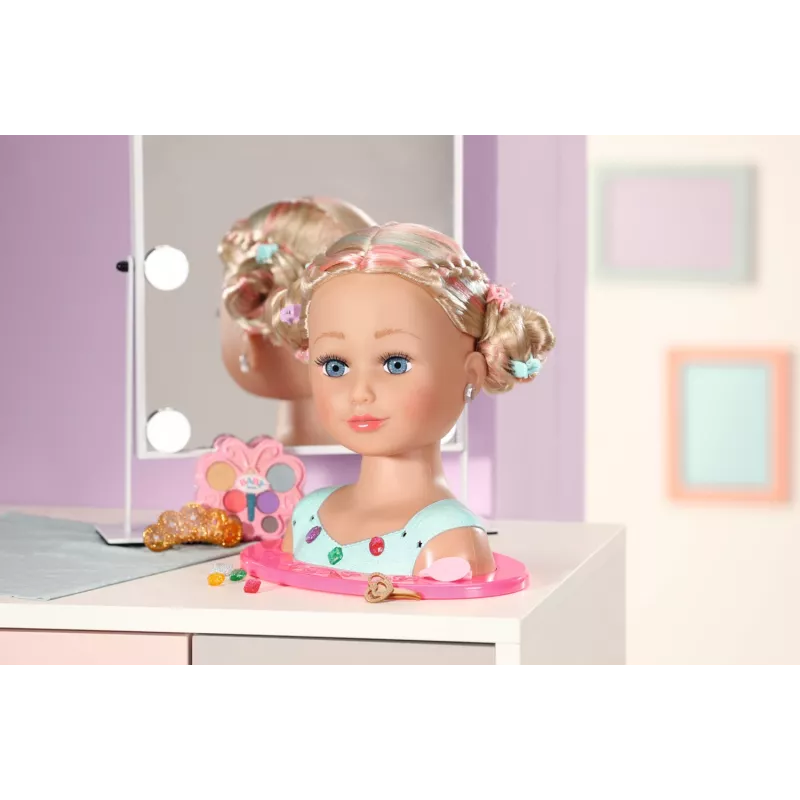 Makiažo ir plaukų formavimo rinkinys Zapf Creation BABY born Sister Styling Head Princess