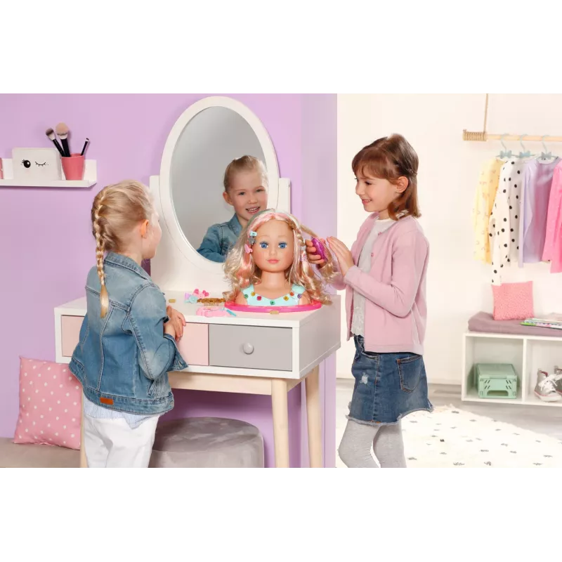 Makiažo ir plaukų formavimo rinkinys Zapf Creation BABY born Sister Styling Head Princess