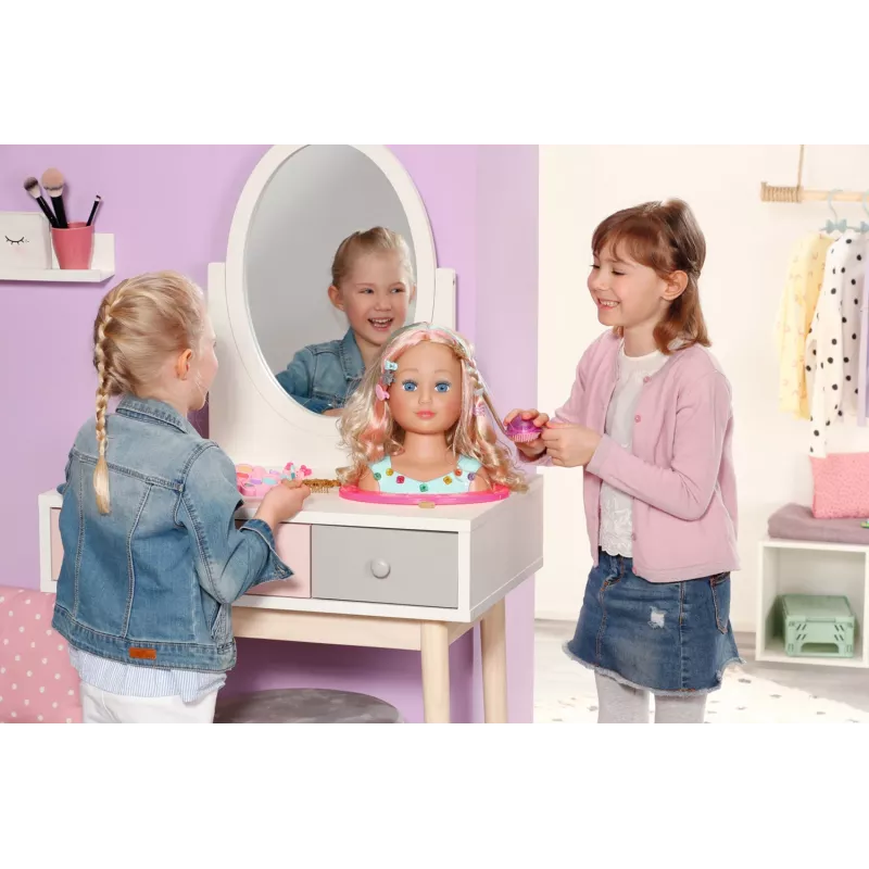 Makiažo ir plaukų formavimo rinkinys Zapf Creation BABY born Sister Styling Head Princess
