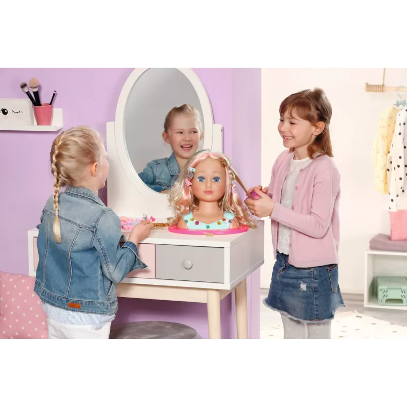 Makiažo ir plaukų formavimo rinkinys Zapf Creation BABY born Sister Styling Head Princess