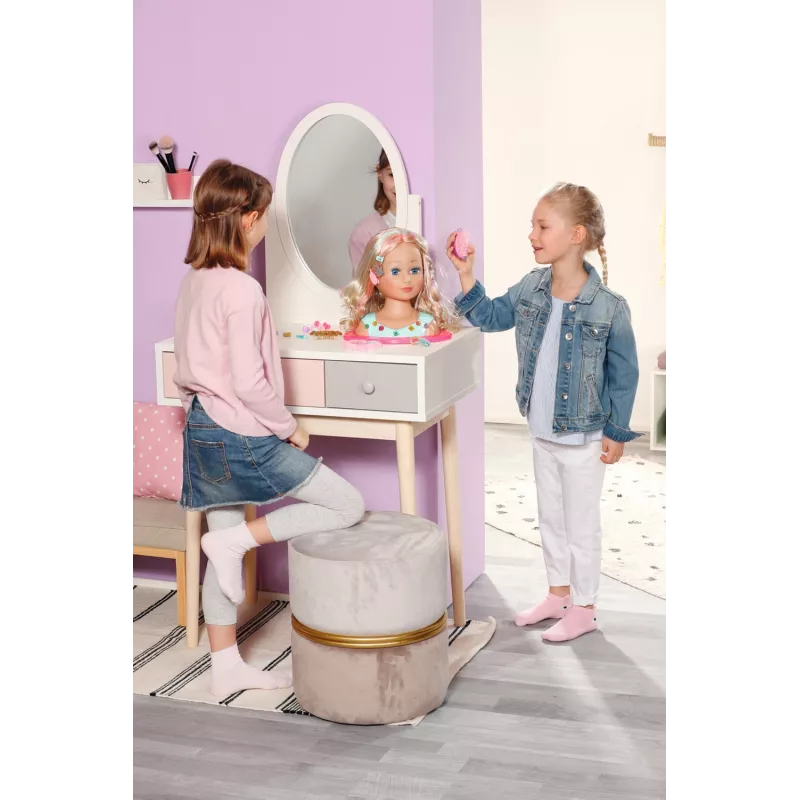 Makiažo ir plaukų formavimo rinkinys Zapf Creation BABY born Sister Styling Head Princess