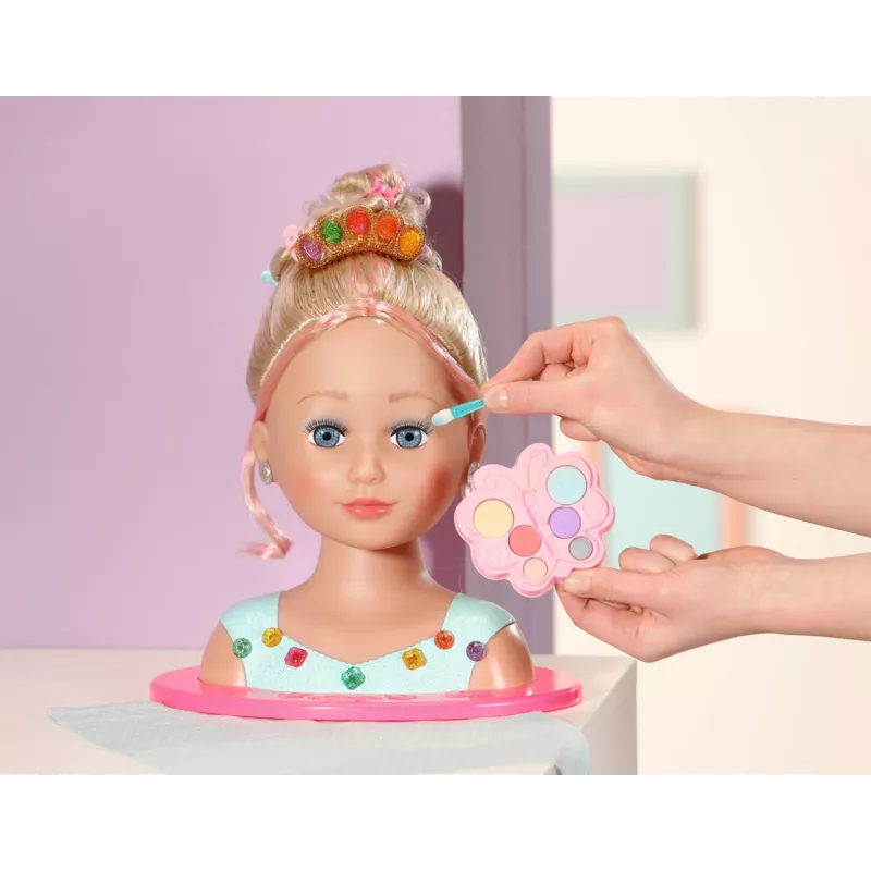 Makiažo ir plaukų formavimo rinkinys Zapf Creation BABY born Sister Styling Head Princess