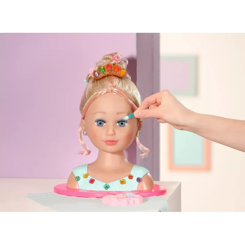 Makiažo ir plaukų formavimo rinkinys Zapf Creation BABY born Sister Styling Head Princess