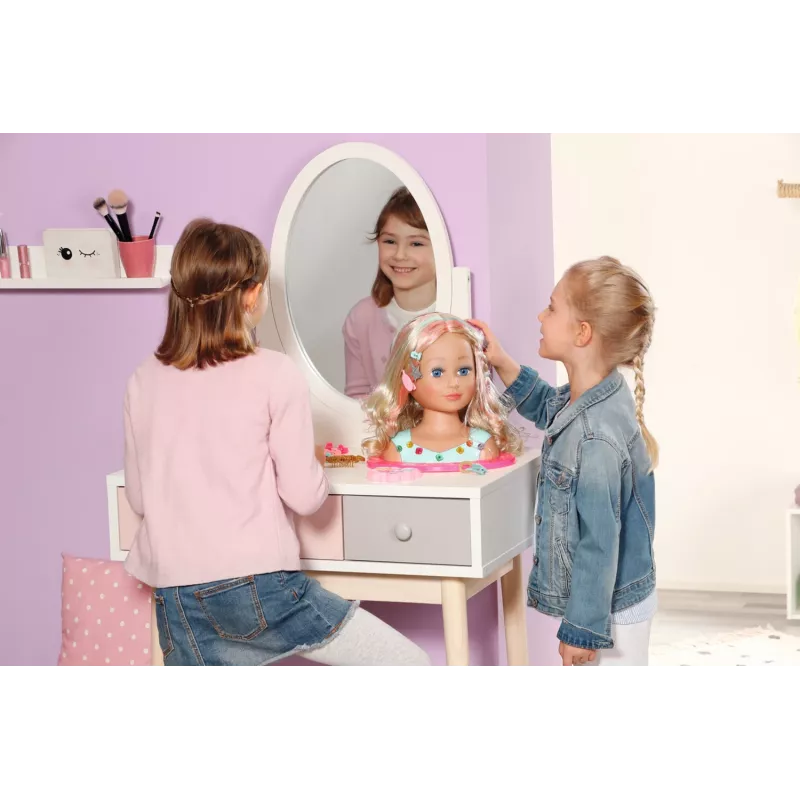 Makiažo ir plaukų formavimo rinkinys Zapf Creation BABY born Sister Styling Head Princess