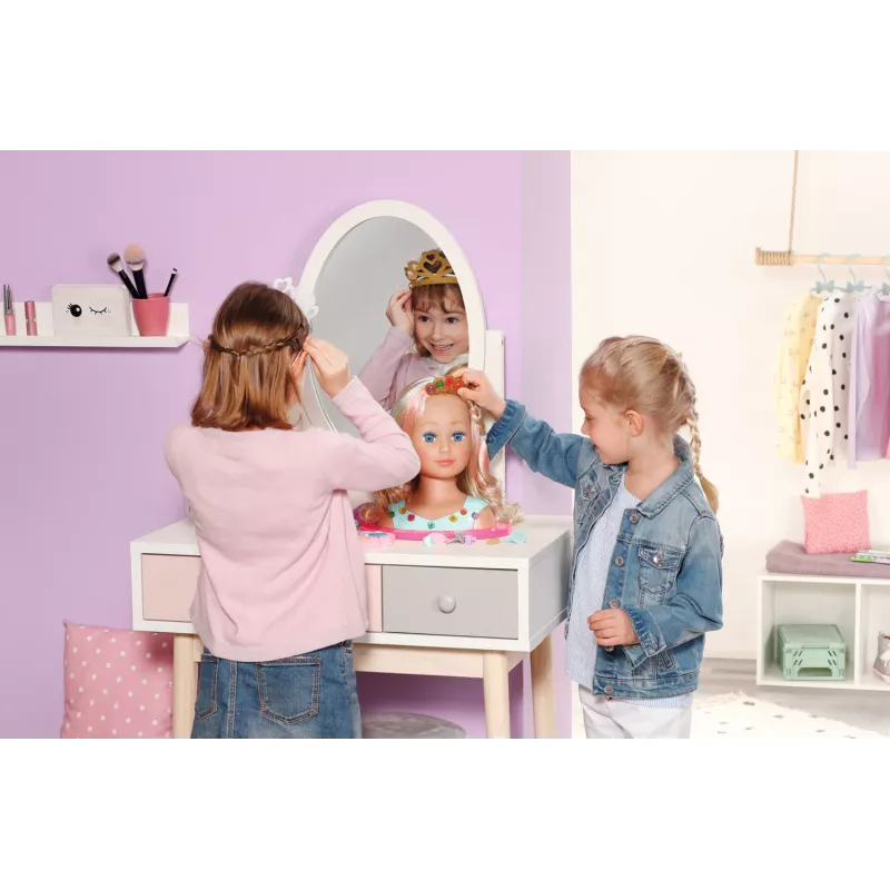 Makiažo ir plaukų formavimo rinkinys Zapf Creation BABY born Sister Styling Head Princess