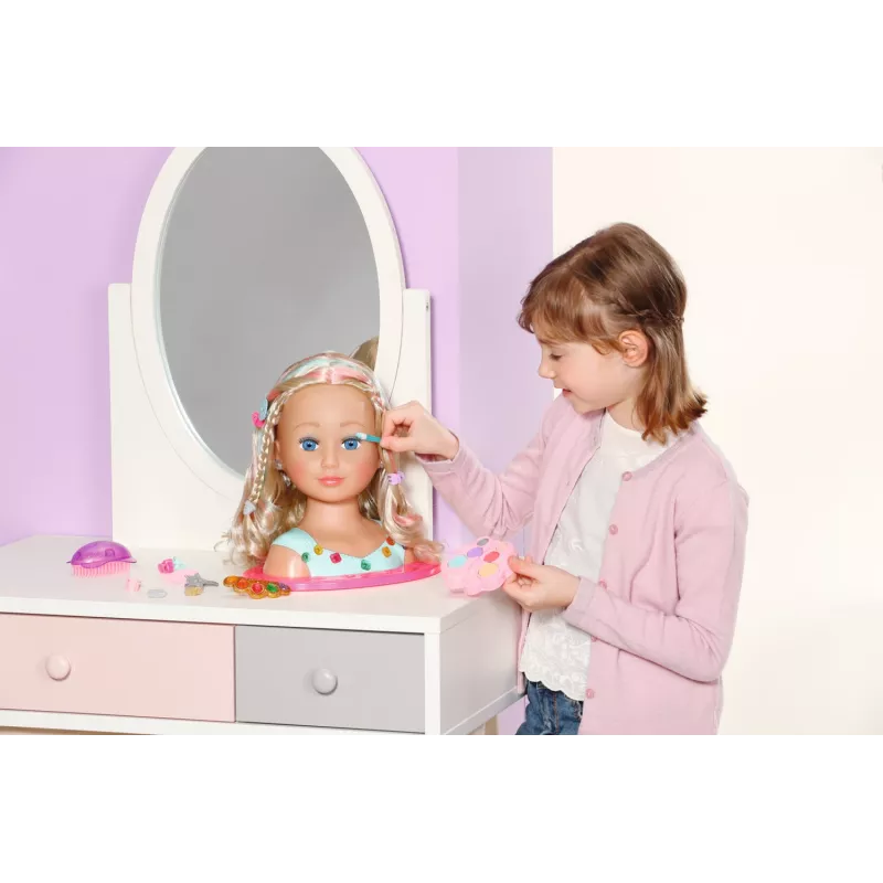 Makiažo ir plaukų formavimo rinkinys Zapf Creation BABY born Sister Styling Head Princess