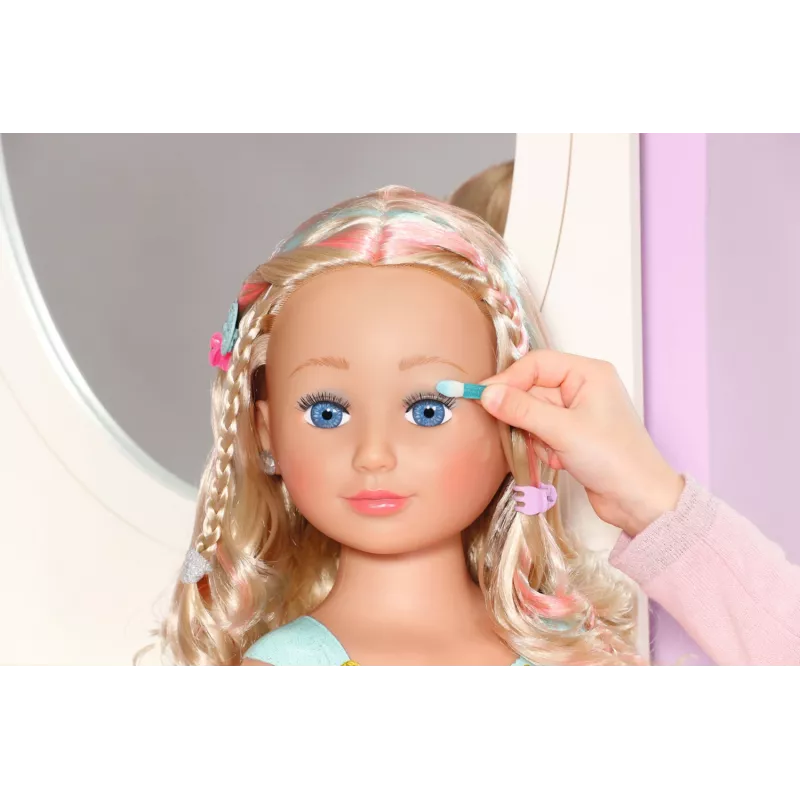 Makiažo ir plaukų formavimo rinkinys Zapf Creation BABY born Sister Styling Head Princess