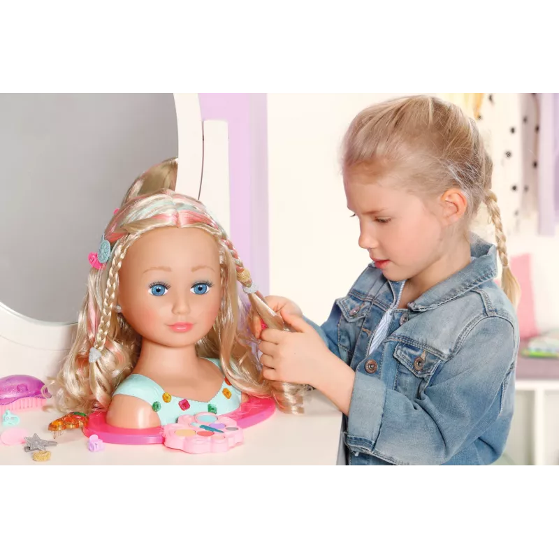 Makiažo ir plaukų formavimo rinkinys Zapf Creation BABY born Sister Styling Head Princess