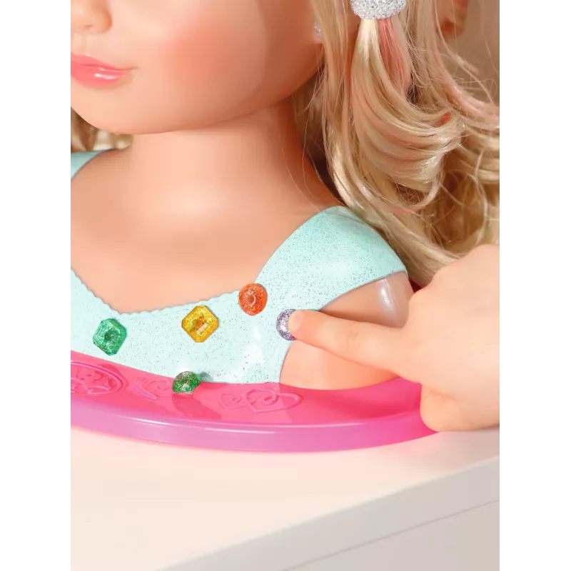 Makiažo ir plaukų formavimo rinkinys Zapf Creation BABY born Sister Styling Head Princess