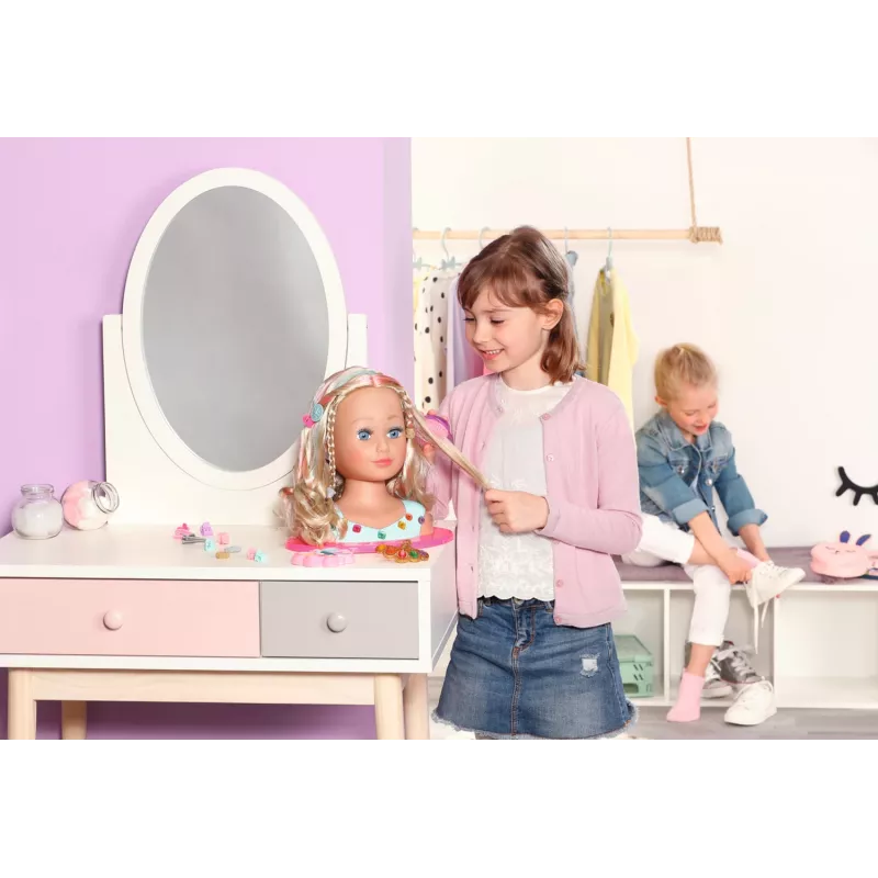 Makiažo ir plaukų formavimo rinkinys Zapf Creation BABY born Sister Styling Head Princess