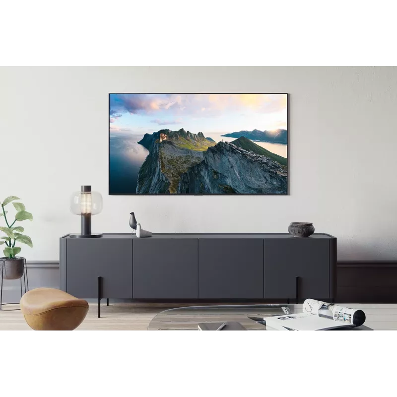 Samsung GQ50QN80FAU 127 cm (50 colių) 4K Ultra HD QLED Smart TV Wi-Fi anglies, sidabrinis