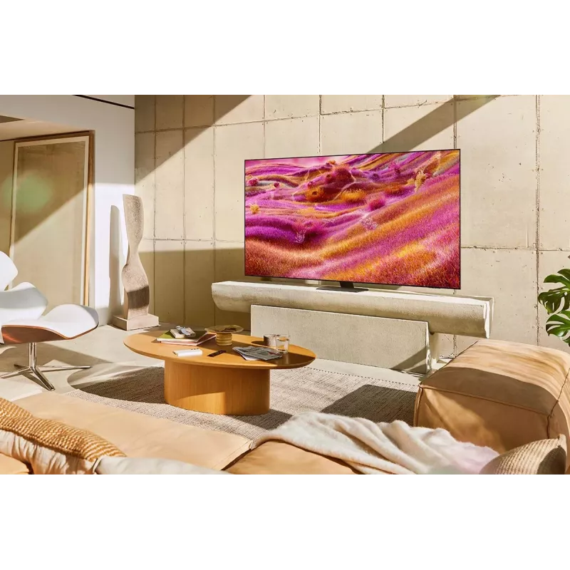 Samsung GQ43QN90FAT 109.2 cm (43 coliai) 4K Ultra HD Smart TV Wi-Fi Juoda