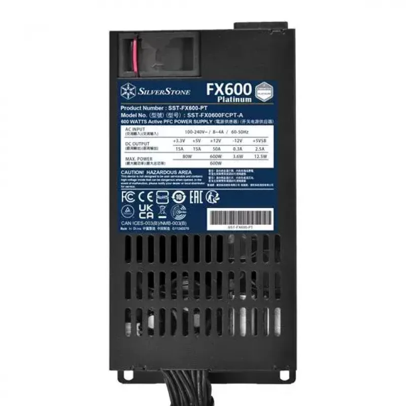 Maitinimo blokas Silverstone FX600 Platinum 600 W