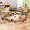 Žaislinė lenktynių trasa VTech Car-Board Racers Dino Adventure Set, kartoninė trasa
