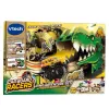 Žaislinė lenktynių trasa VTech Car-Board Racers Dino Adventure Set, kartoninė trasa