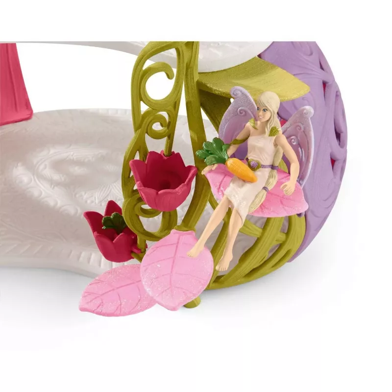 Schleich BAYALA Blizgantysis gėlių namelis su vienaragiais, ežeru ir arklide