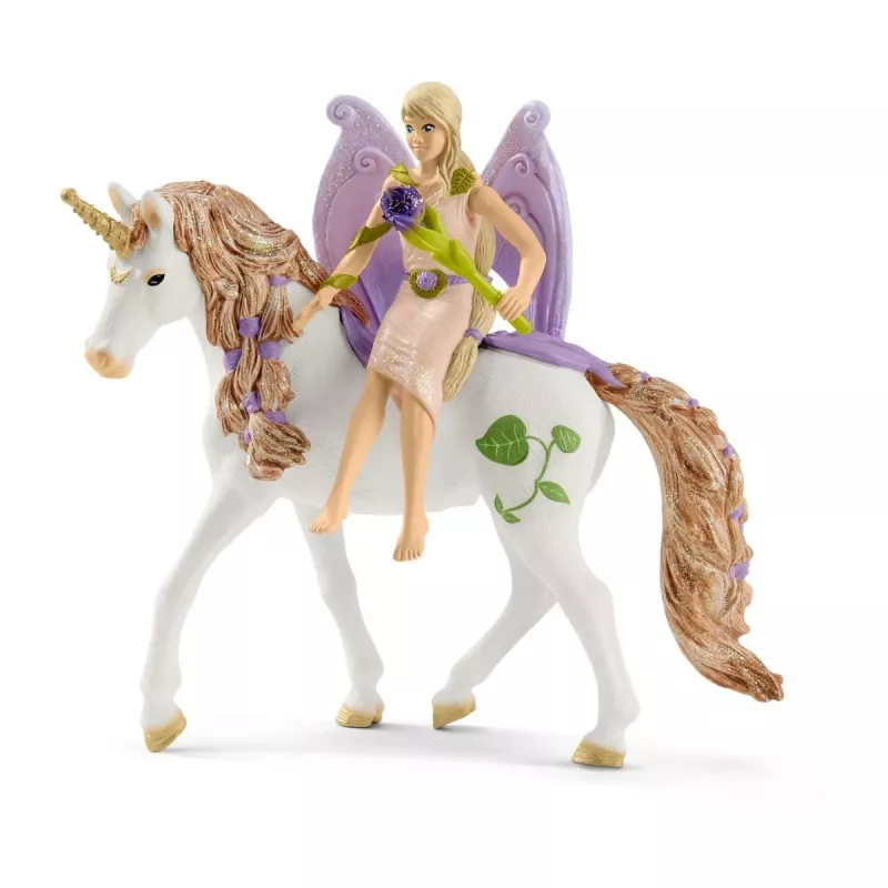 Schleich BAYALA Blizgantysis gėlių namelis su vienaragiais, ežeru ir arklide