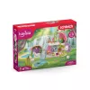 Schleich BAYALA Blizgantysis gėlių namelis su vienaragiais, ežeru ir arklide