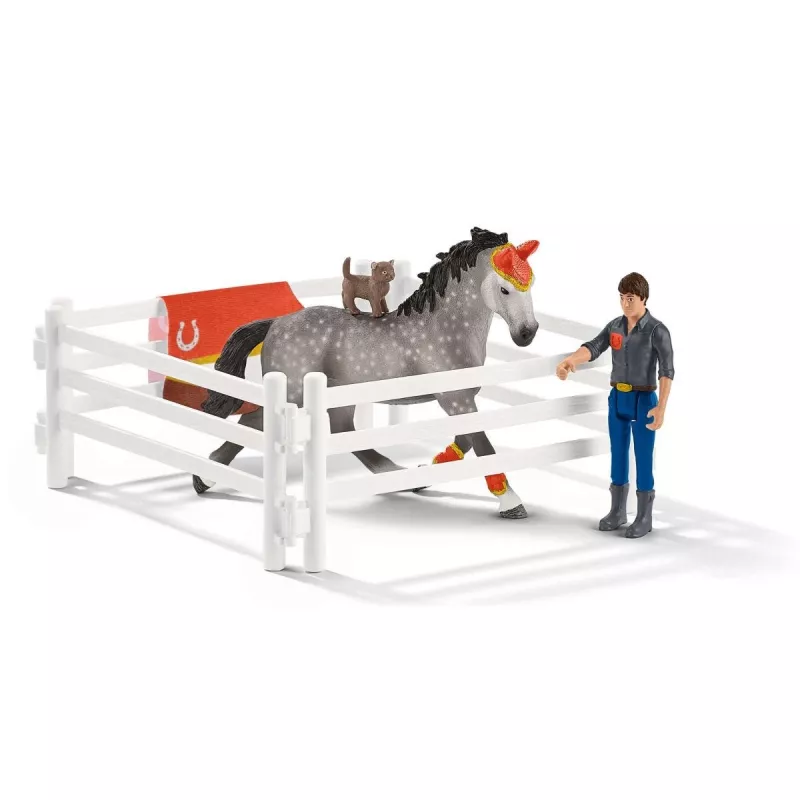 Žaidimų rinkinys Schleich HORSE CLUB Mijos jojimo maniežo rinkinys