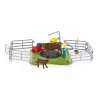 Schleich FARM WORLD Happy Cow Wash – ūkio gyvūnų priežiūros rinkinys