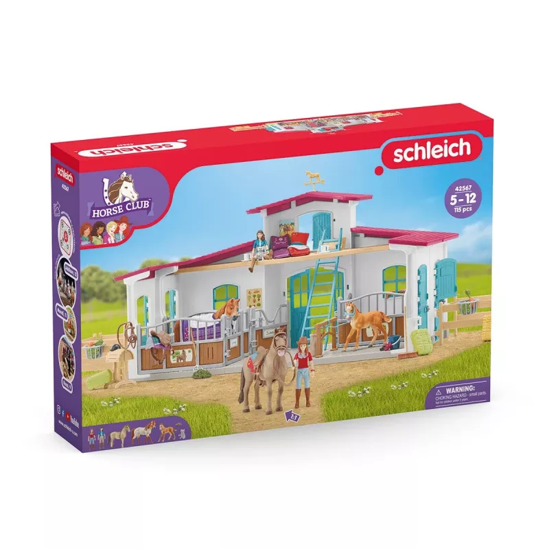 schleich HORSE CLUB Lakeside Riding Center – Žirgų žaidimų centras prie ežero