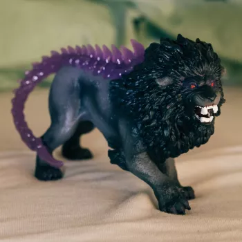 Figūrėlė Schleich ELDRADOR CREATURES Šešėlinis Liūtas 42555 kolekcinis žaislas