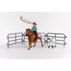 schleich Cowgirl Team Roping Fun žaidimo rinkinys, 3 m., įvairiaspalvis