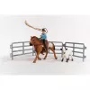 schleich Cowgirl Team Roping Fun žaidimo rinkinys, 3 m., įvairiaspalvis