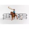 schleich Cowgirl Team Roping Fun žaidimo rinkinys, 3 m., įvairiaspalvis