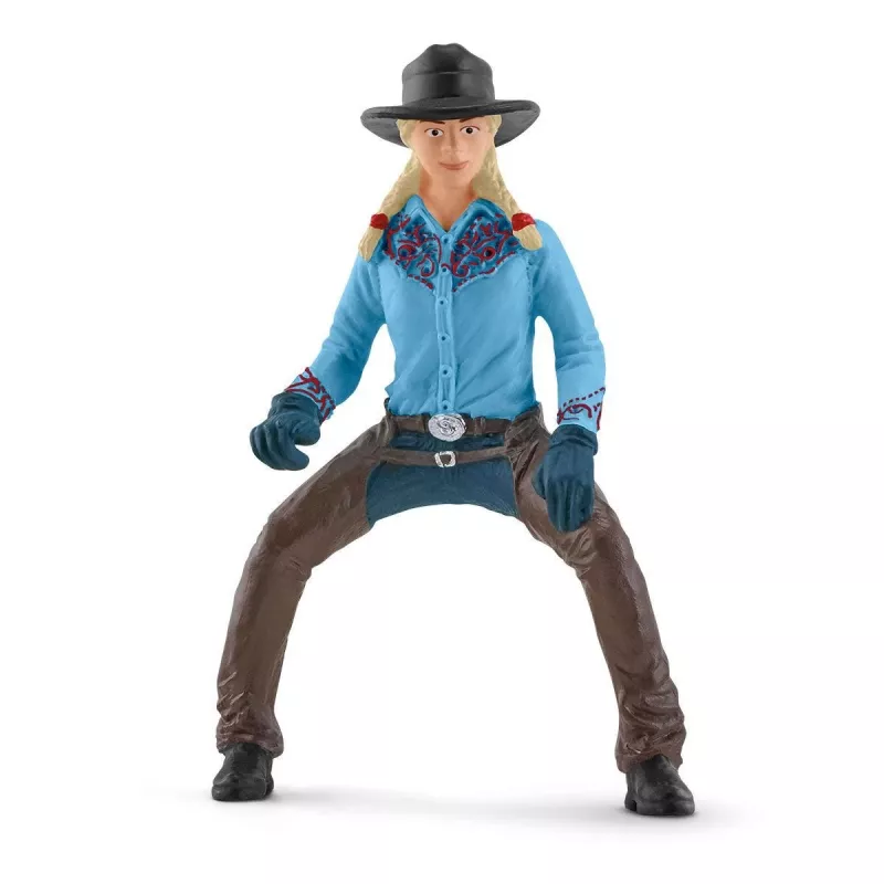 schleich Cowgirl Team Roping Fun žaidimo rinkinys, 3 m., įvairiaspalvis