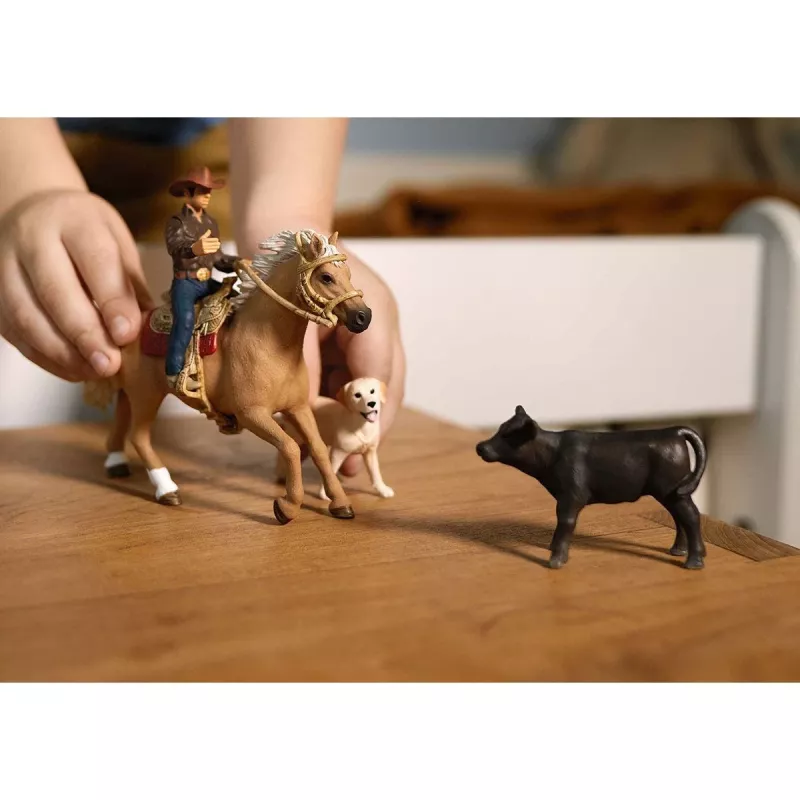 Schleich Vakarų Jojimo Nuotykiai žaidimų rinkinys, 3+ m., Įvairiaspalvis