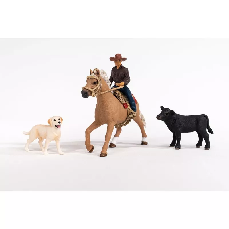 Schleich Vakarų Jojimo Nuotykiai žaidimų rinkinys, 3+ m., Įvairiaspalvis
