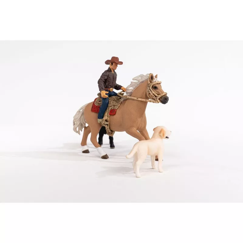 Schleich Vakarų Jojimo Nuotykiai žaidimų rinkinys, 3+ m., Įvairiaspalvis