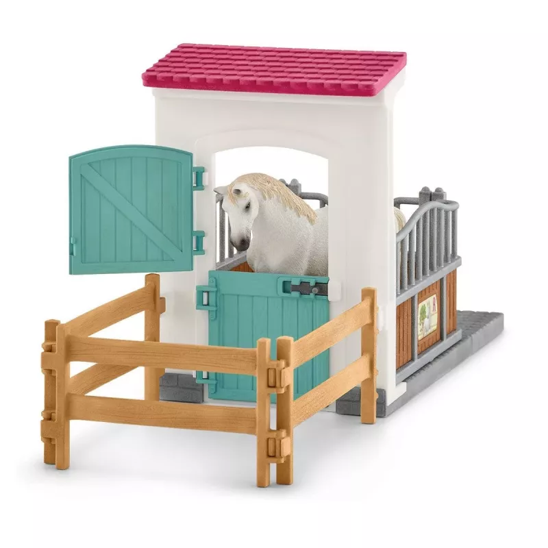 Schleich HORSE CLUB 42569 Arklidės priestatas įvairiaspalvis