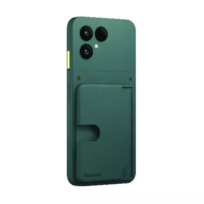 Kortelių laikiklis Fairphone mobiliojo telefono dėklui — modelis F6CRDH-1GR-WW1, žalias, plastikinis, 73,1×106,5×8,4 mm