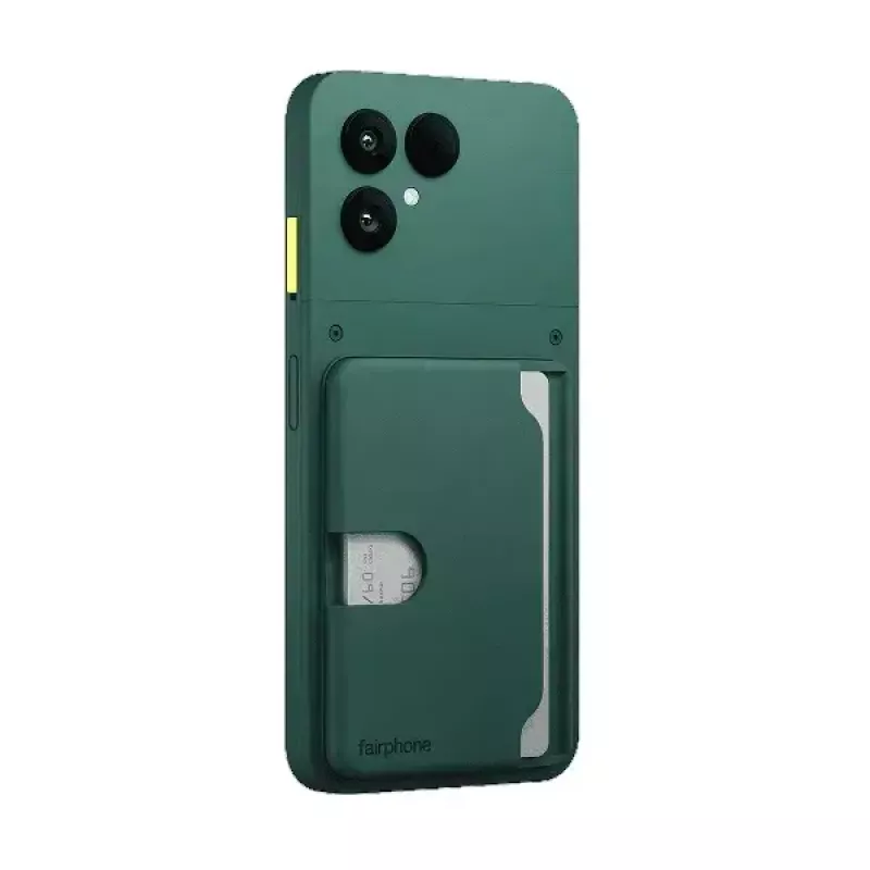 Kortelių laikiklis Fairphone mobiliojo telefono dėklui — modelis F6CRDH-1GR-WW1, žalias, plastikinis, 73,1×106,5×8,4 mm