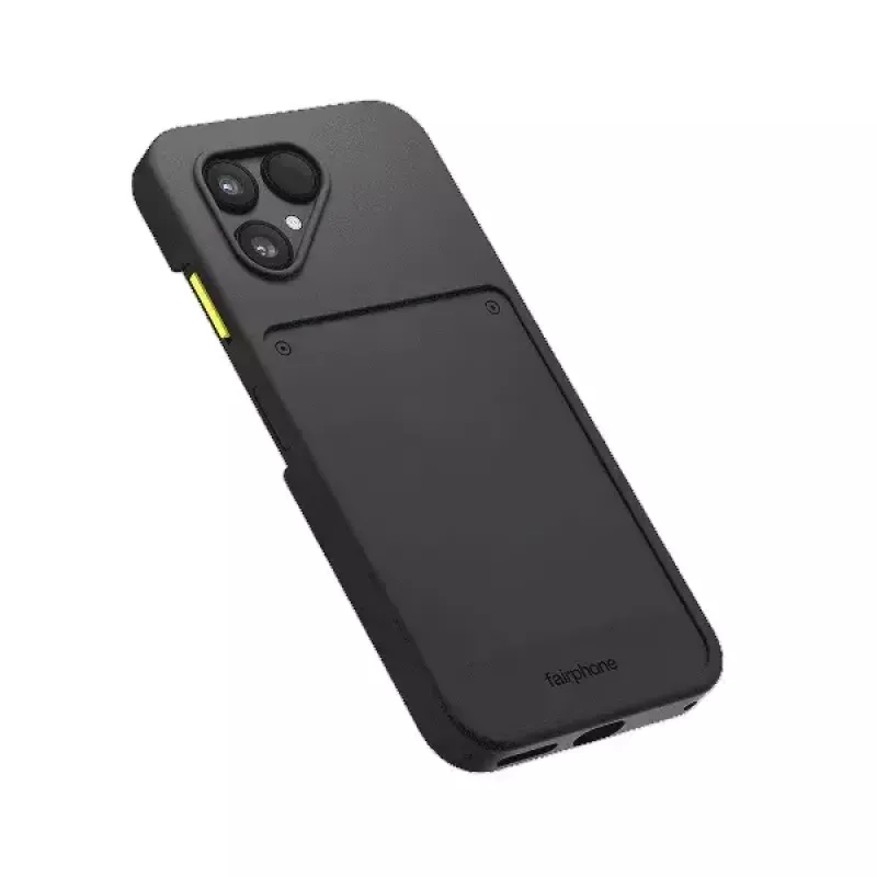 Apsauginis dėklas Fairphone Protective Case v1, skirtas Fairphone (Gen. 6) – juodas, tinka 16 cm (6,3 colio) ekranui