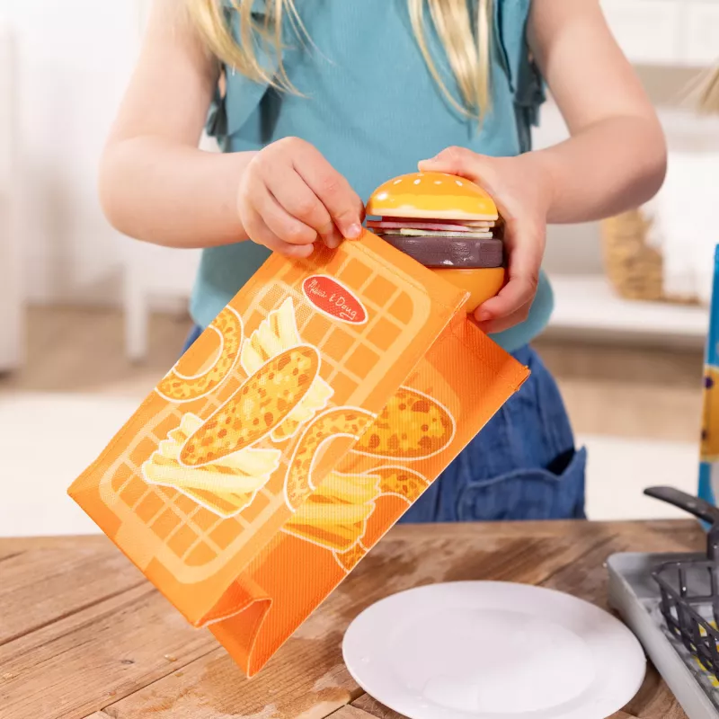 Melissa & Doug Flip & Fry Grill kepimo ir gruzdinimo žaidimų rinkinys su Water WOW spalvų keitimo maistu, ikimokyklinis žaislas, nuo 3 metų