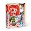 Melissa & Doug Simmer & Stir Stovetop Play Set su Water WOW! spalvas keičiančiu žaidimų maistu, ikimokyklinis žaislas, nuo 3 metų
