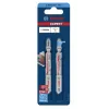 Pjūklelio geležtė Bosch T128BHM karbidinė 2 vnt. laminatui PVC