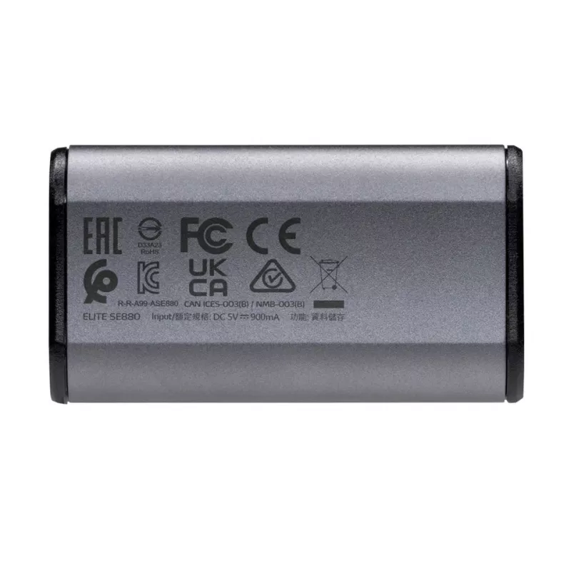 ADATA SE880 500 GB USB Type-C 3.2 Gen 2 (3.1 Gen 2) pilka spalva išorinis SSD