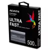 ADATA SE880 500 GB USB Type-C 3.2 Gen 2 (3.1 Gen 2) pilka spalva išorinis SSD