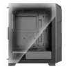 Korpusas PC Midi Tower XILENCE Performance A+ BREEZE II – juodas, grūdintas stiklas, palaiko ATX/Micro‑ATX/Mini‑ITX