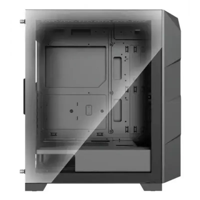 Korpusas PC Midi Tower XILENCE Performance A+ BREEZE II – juodas, grūdintas stiklas, palaiko ATX/Micro‑ATX/Mini‑ITX
