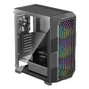 Korpusas PC Midi Tower XILENCE Performance A+ BREEZE II – juodas, grūdintas stiklas, palaiko ATX/Micro‑ATX/Mini‑ITX