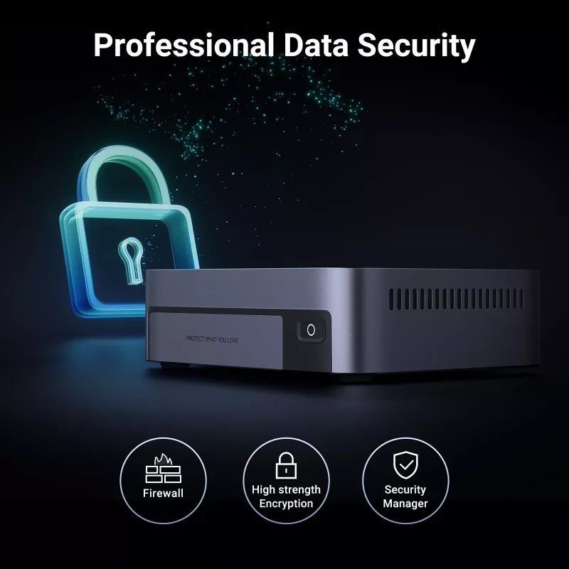 Ugreen DXP480T Plus NAS stalinis Intel® Core™ i5 8 GB DDR5 pilka